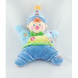  clown lutin vert bleu rose jaune 